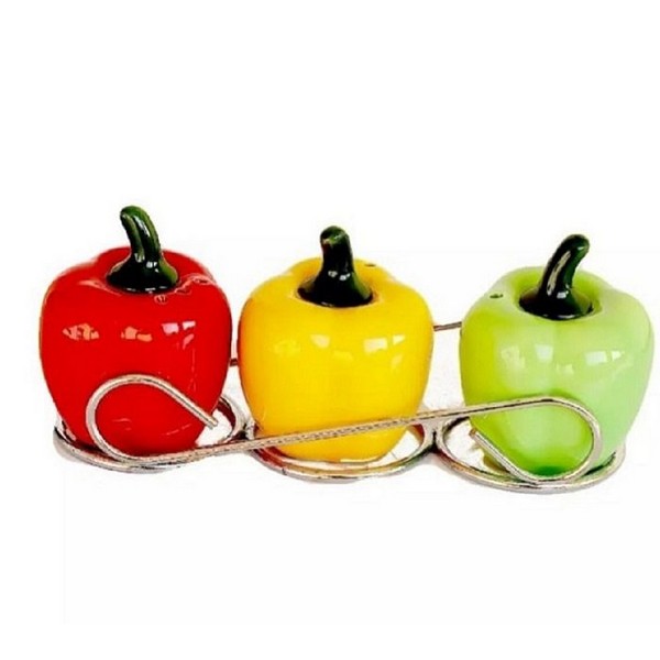 Capsicum Style Salt & Pepper with stand