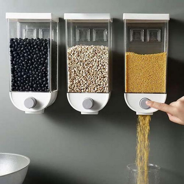 Cereal Grain Dispenser Wall Mounted ( Capacity 1.5 Kg )
