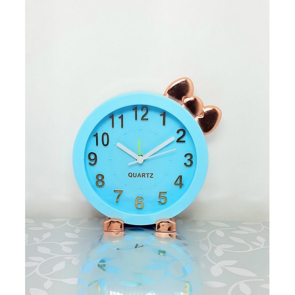 Alarm Clock with Golden Bow